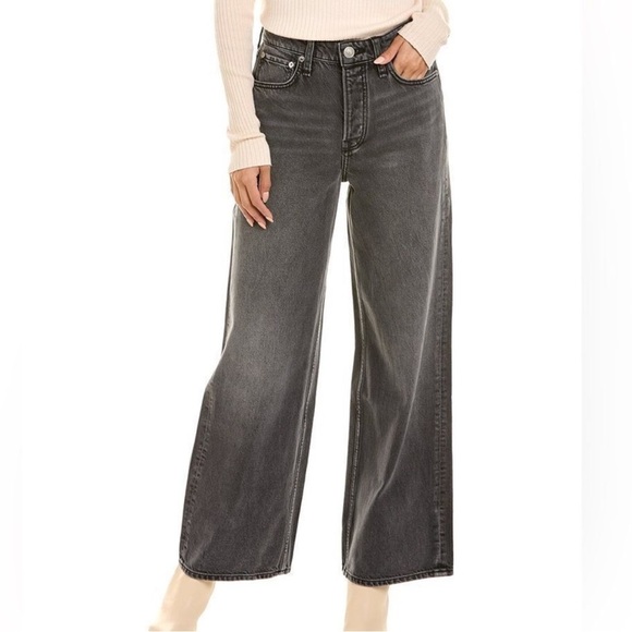 Rag & Bone Maya High Rise Wide Leg Jean in Kamari - Picture 1 of 7